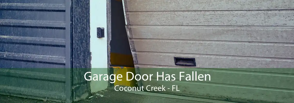 Garage Door Has Fallen Coconut Creek - FL