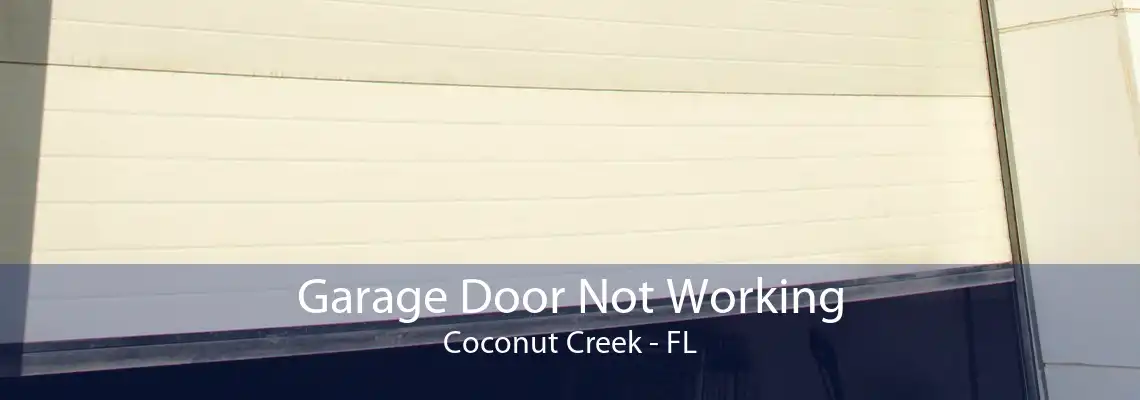 Garage Door Not Working Coconut Creek - FL