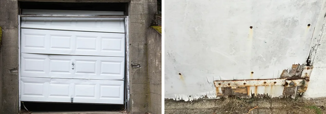 Rotten Commercial Garage Door Repair in Coconut Creek, FL